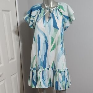 Elan Ruffled Mini Dress sz small